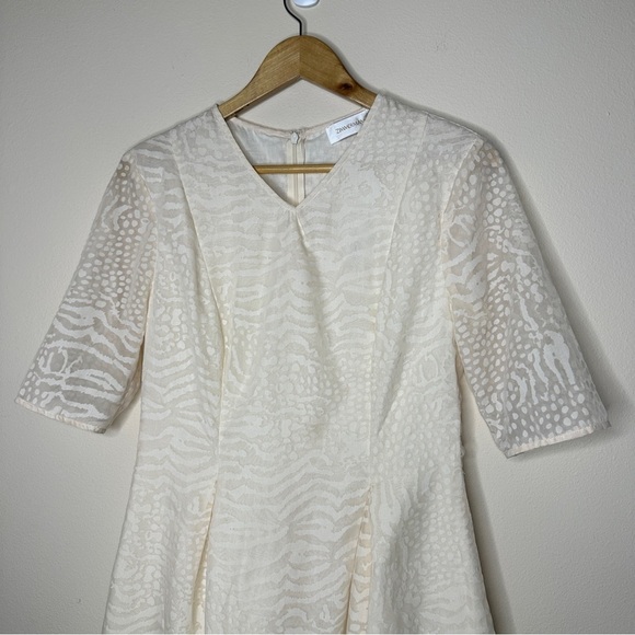 ZIMMERMANN Rising Snake Sun Dress in Porcelain Size 2 US 8 - Picture 3 of 11